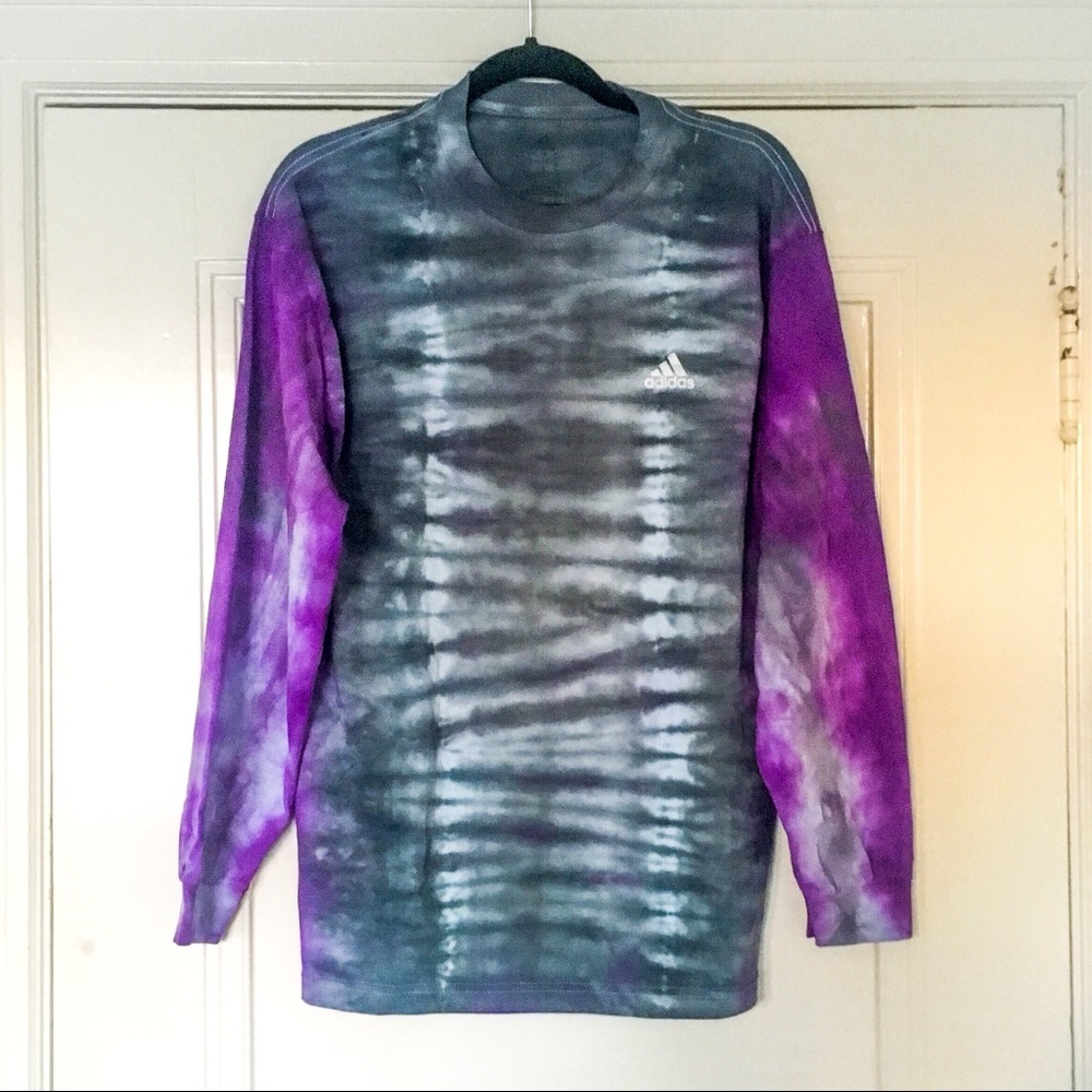 Vintage Hand-dyed Adidas Long Sleeve T-shirt
